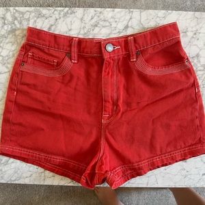 BDG High Rise Retro Inspired Denim Shorts